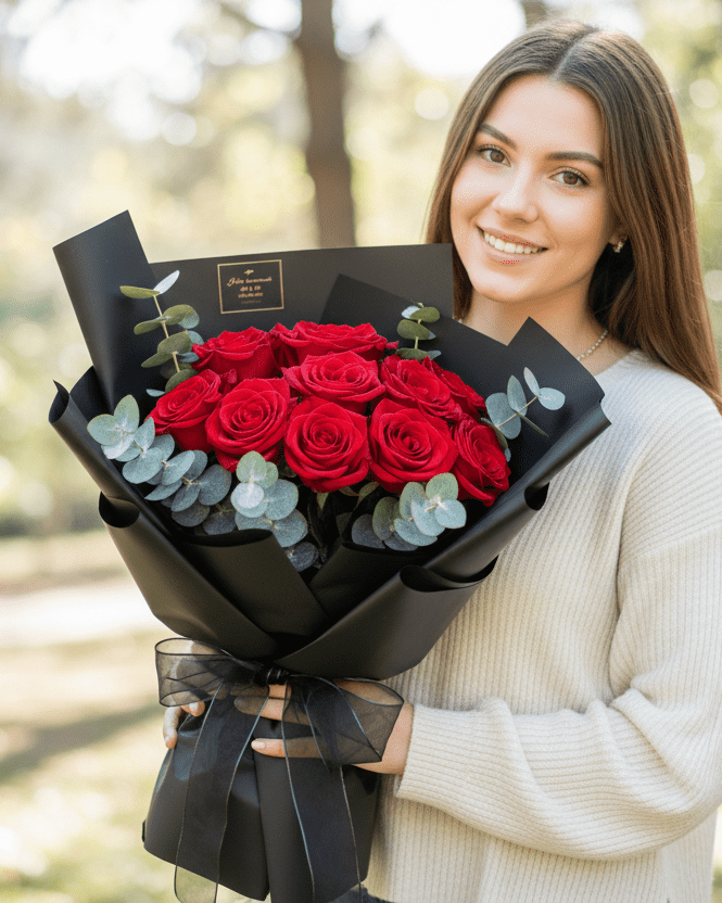 Midnight Velvet (Red Roses) - Immanuel Florist