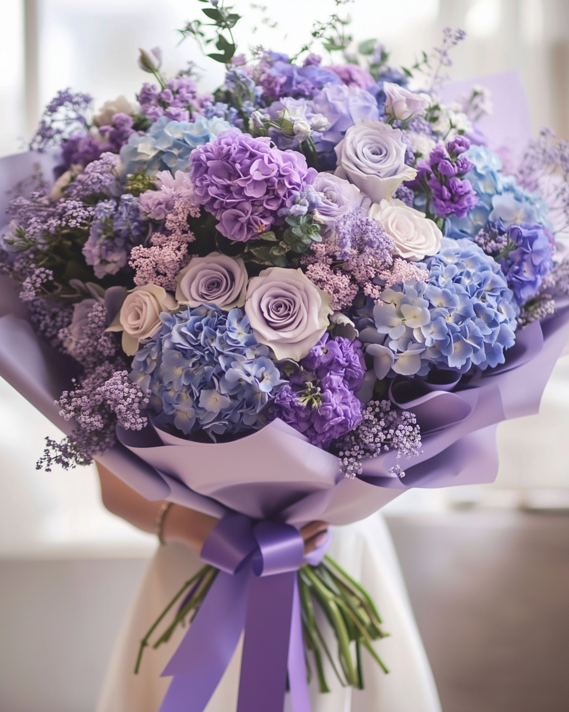 Monochromatic Purple Bouquet - Immanuel Florist