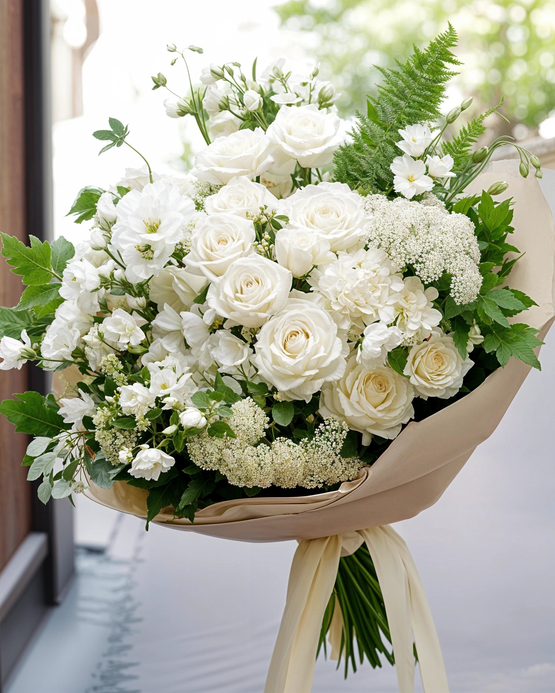 Monochromatic White Bouquet - Immanuel Florist