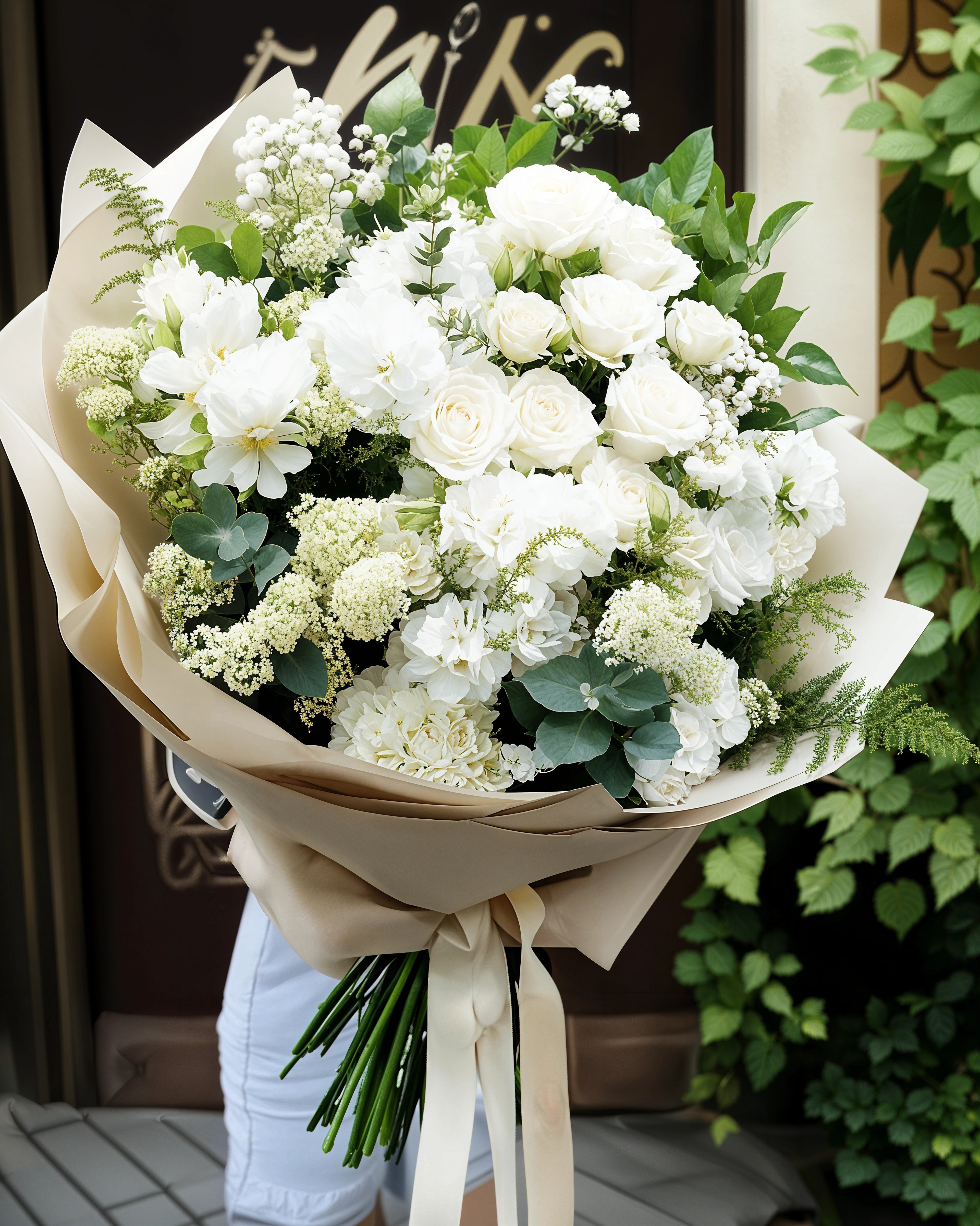 Monochromatic White Bouquet - Immanuel Florist