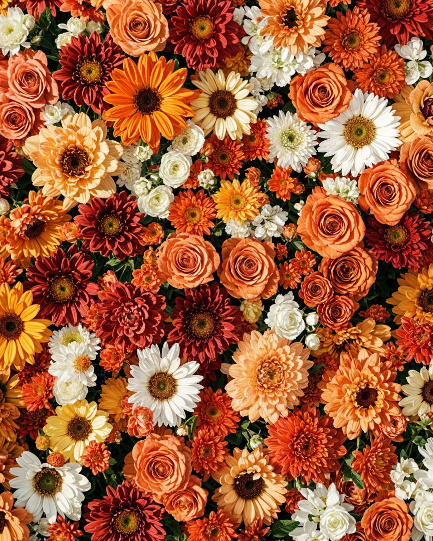 Orange, Peaches and Cream Vased Arrangement - Immanuel Florist