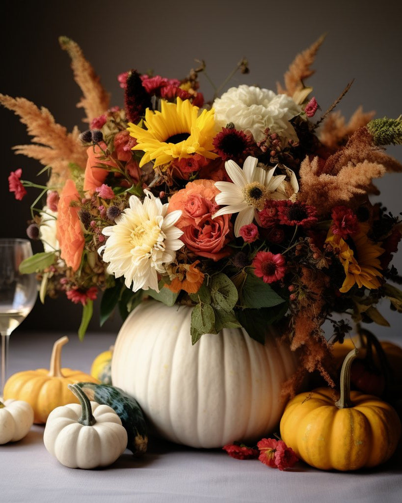 Pumpkin Vase Pieces - Immanuel Florist