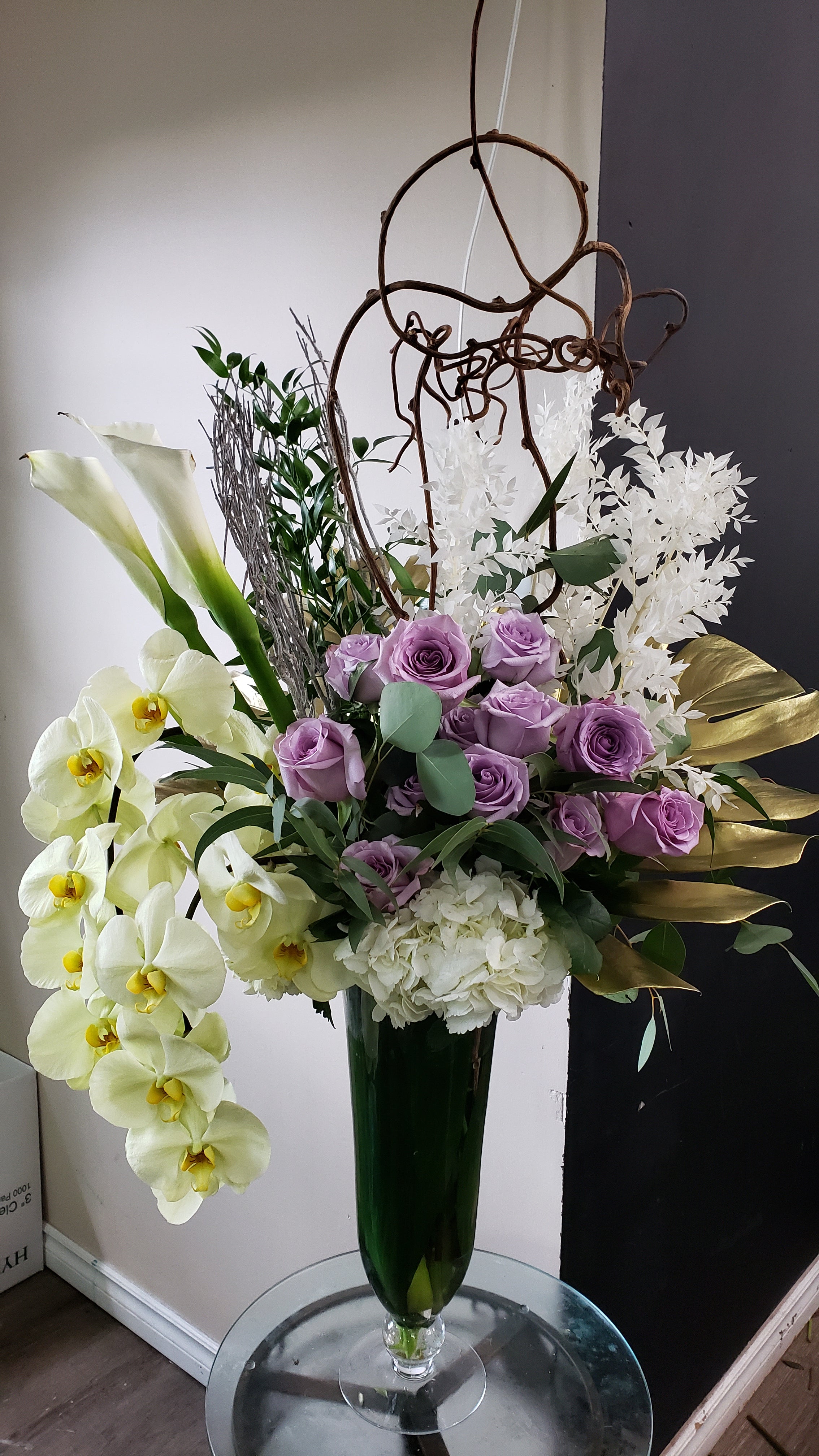 Sympathy Vased Arrangement - Immanuel Florist