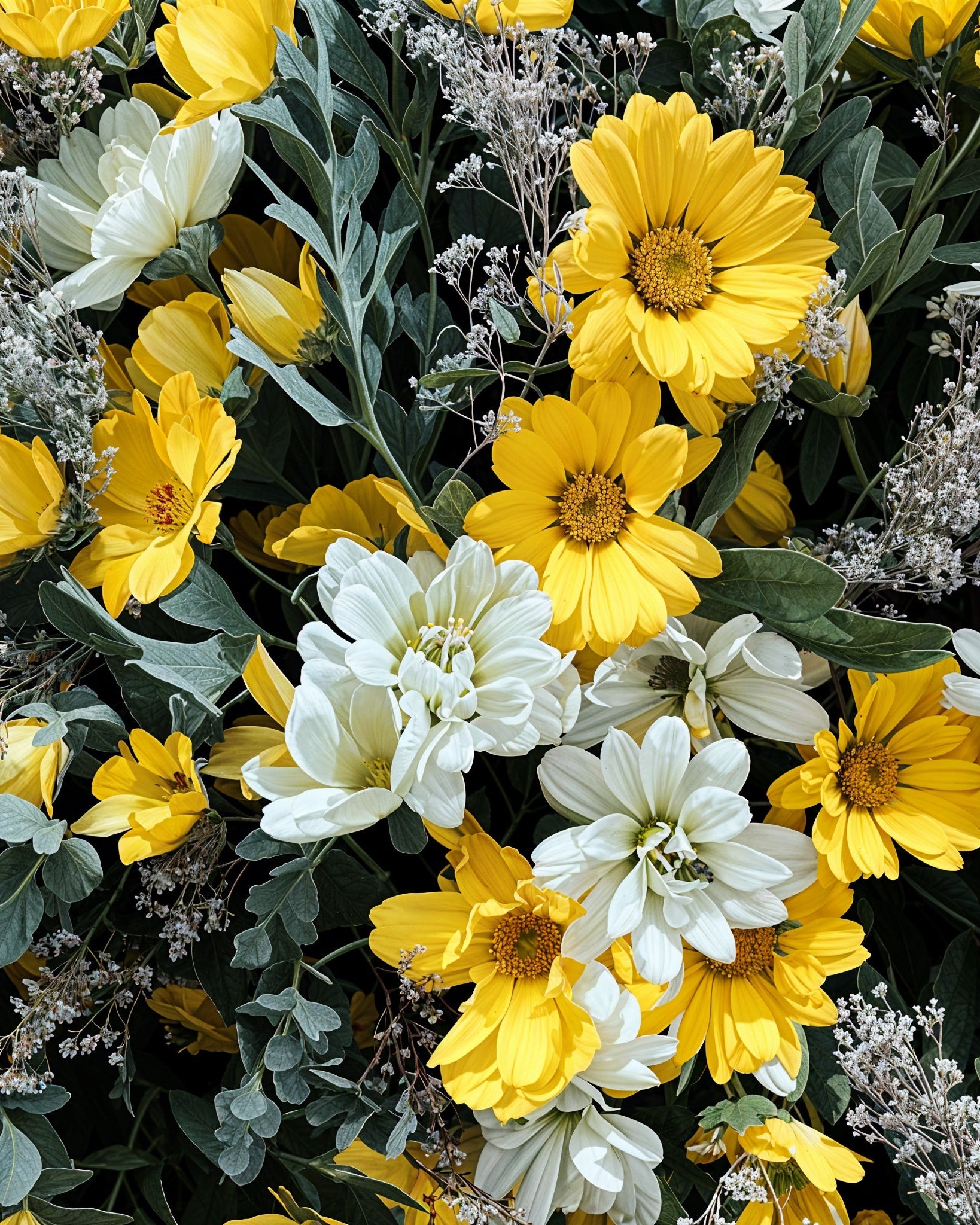 Yellow Delightful Vased Arangement - Immanuel Florist