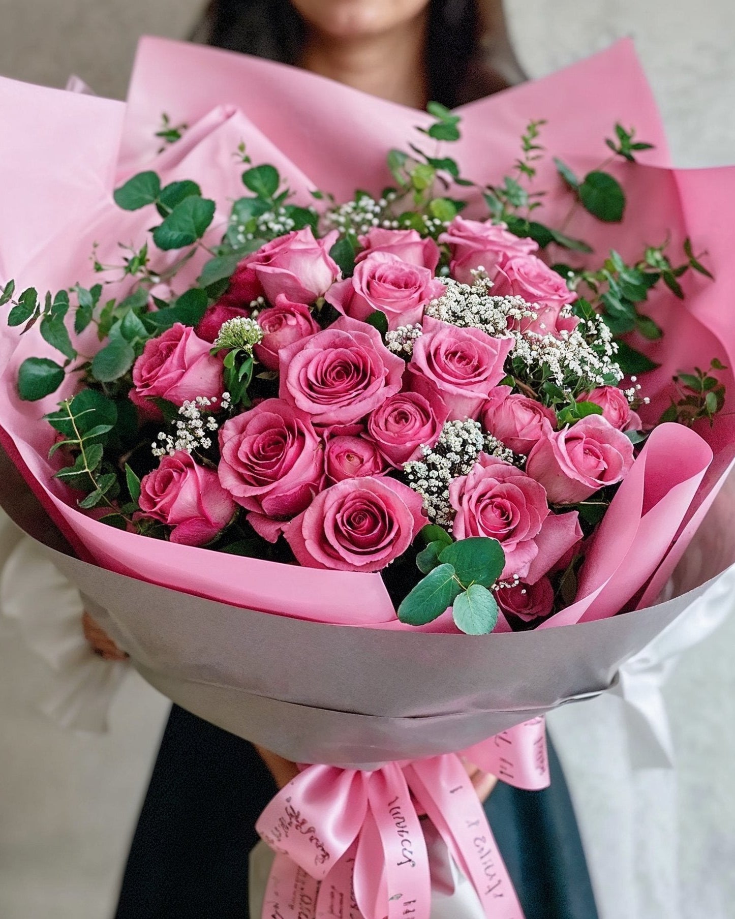 Blush Symphony (Pink Roses) - Immanuel Florist