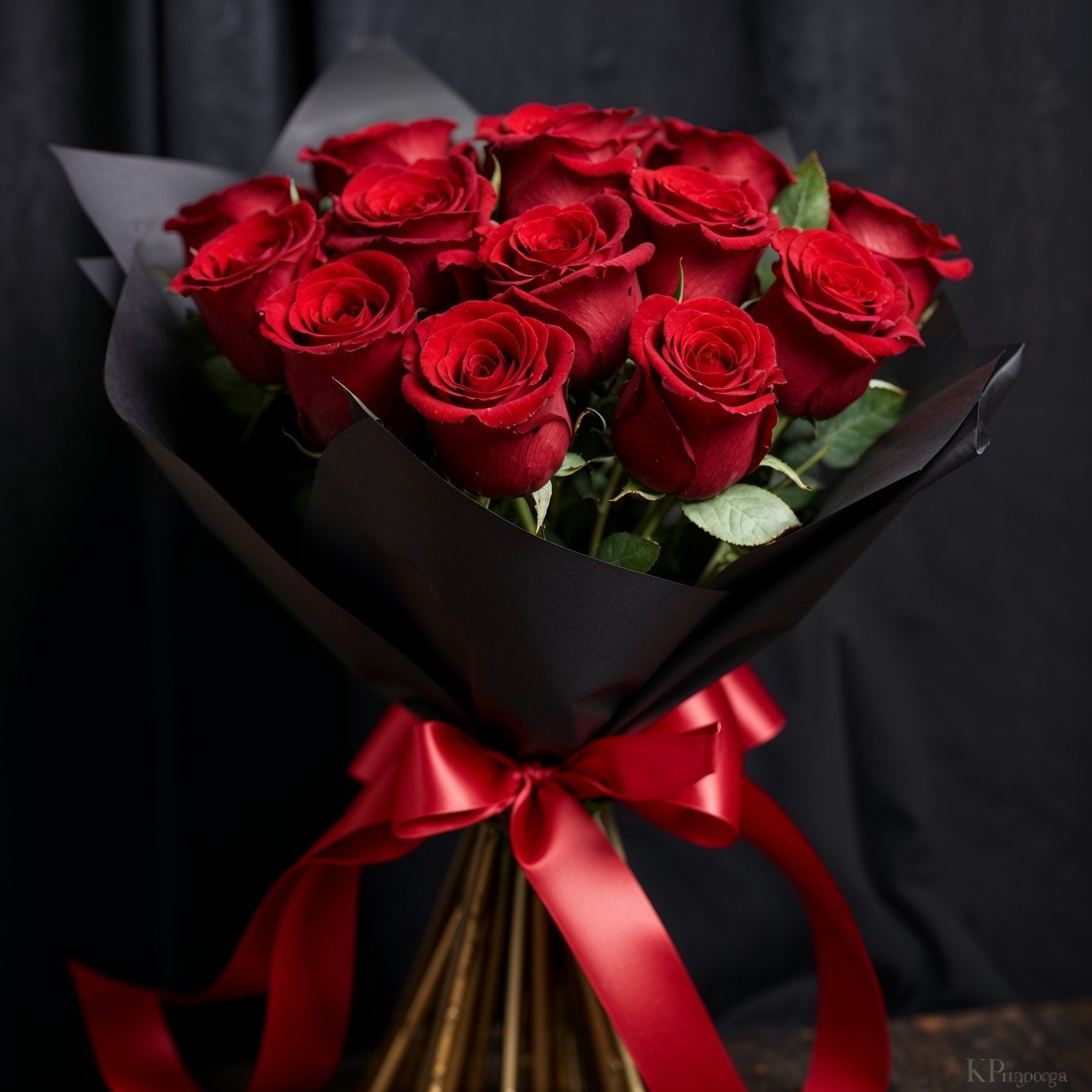 Midnight Velvet (Red Roses) - Immanuel Florist
