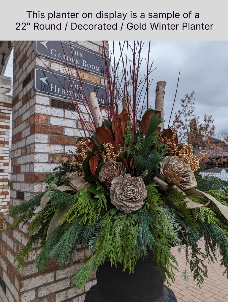 Winter Urn Planter - Immanuel Florist