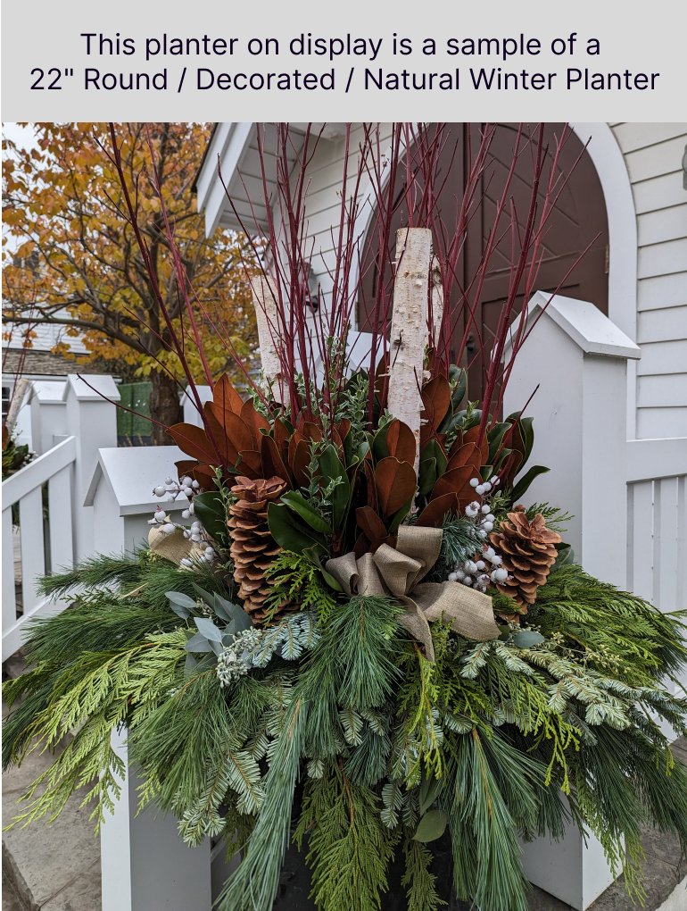 Winter Urn Planter - Immanuel Florist