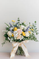 Blue Yellow Bouquet - Immanuel Florist