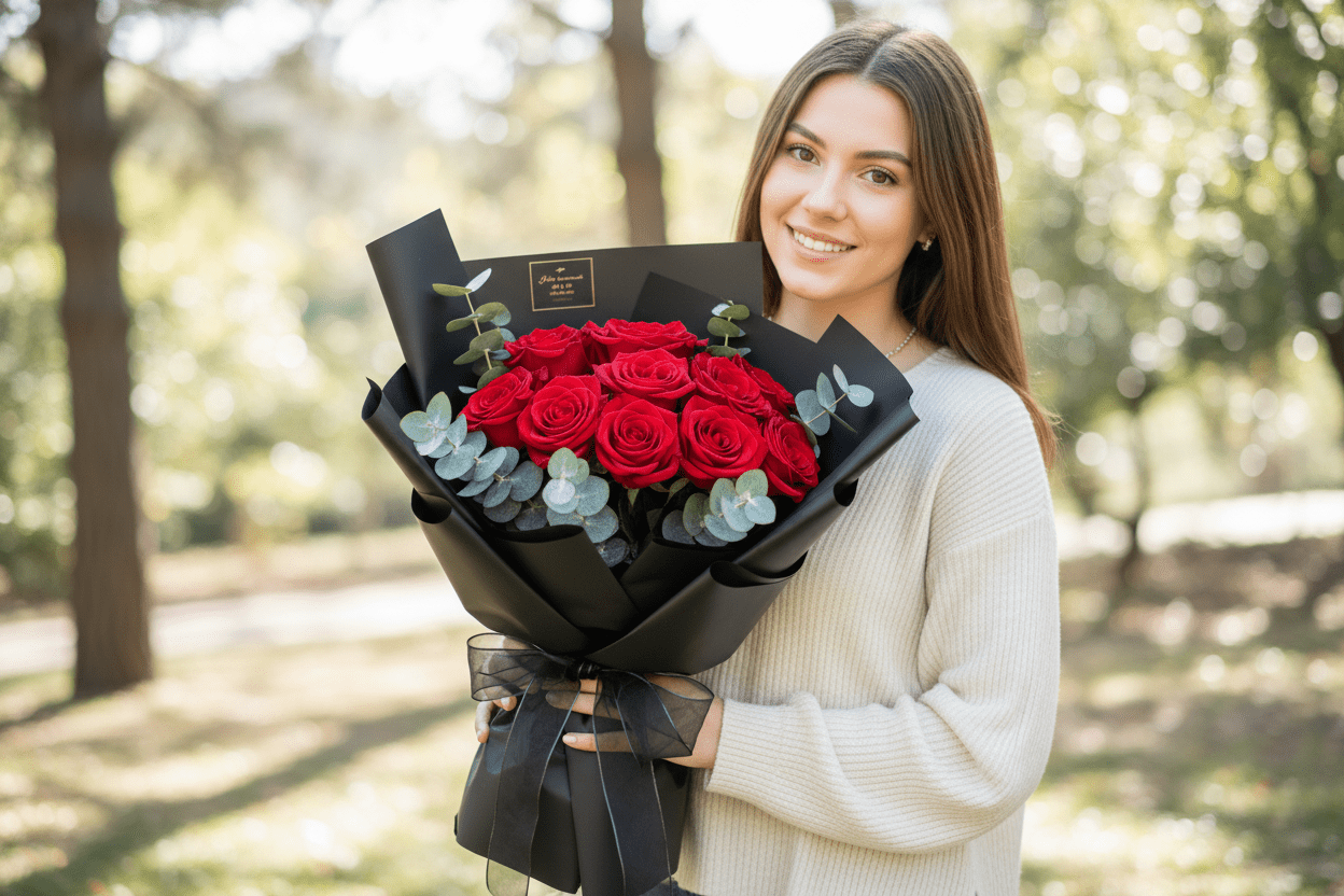 Midnight Velvet (Red Roses) - Immanuel Florist