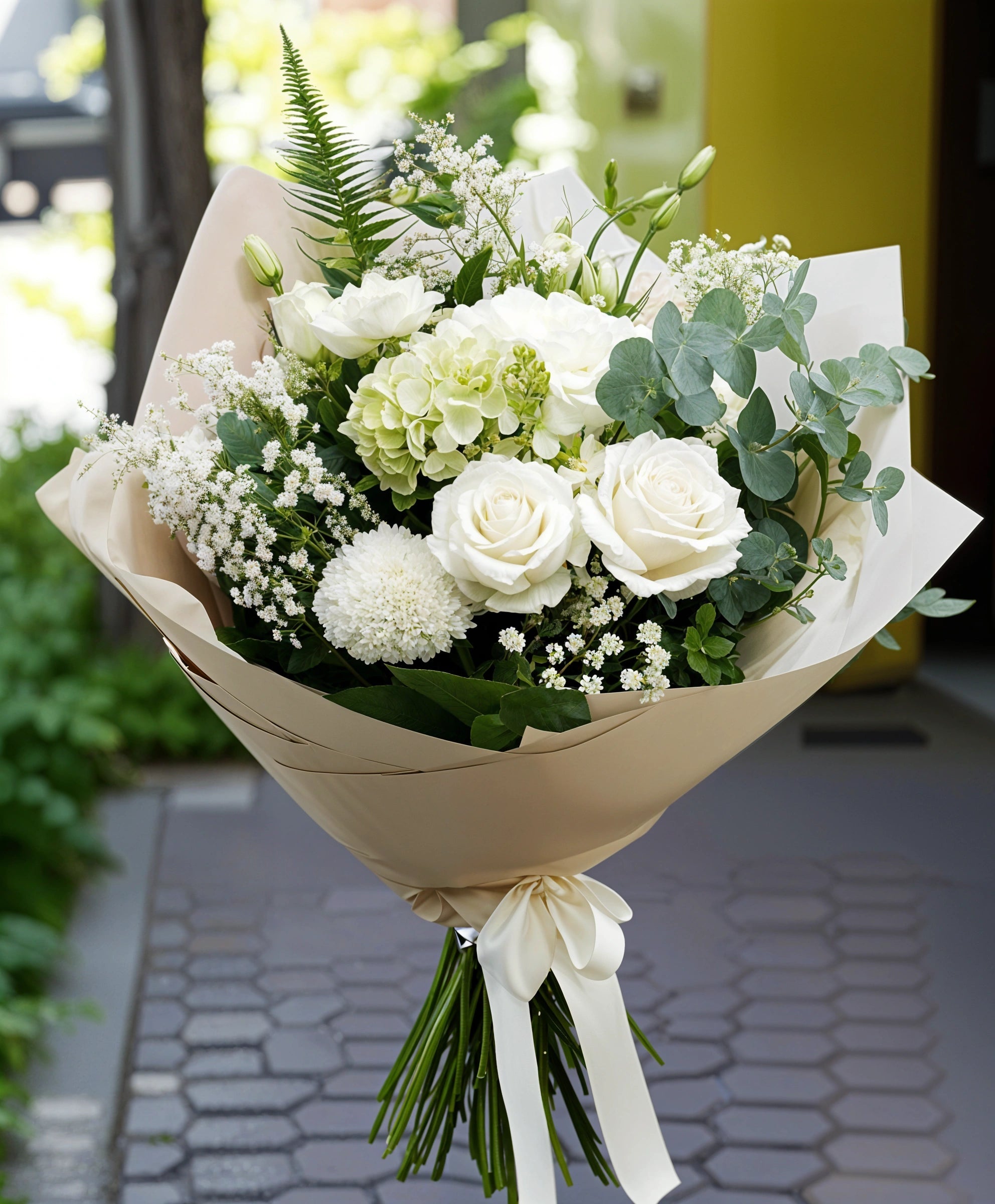 Monochromatic White Bouquet - Immanuel Florist