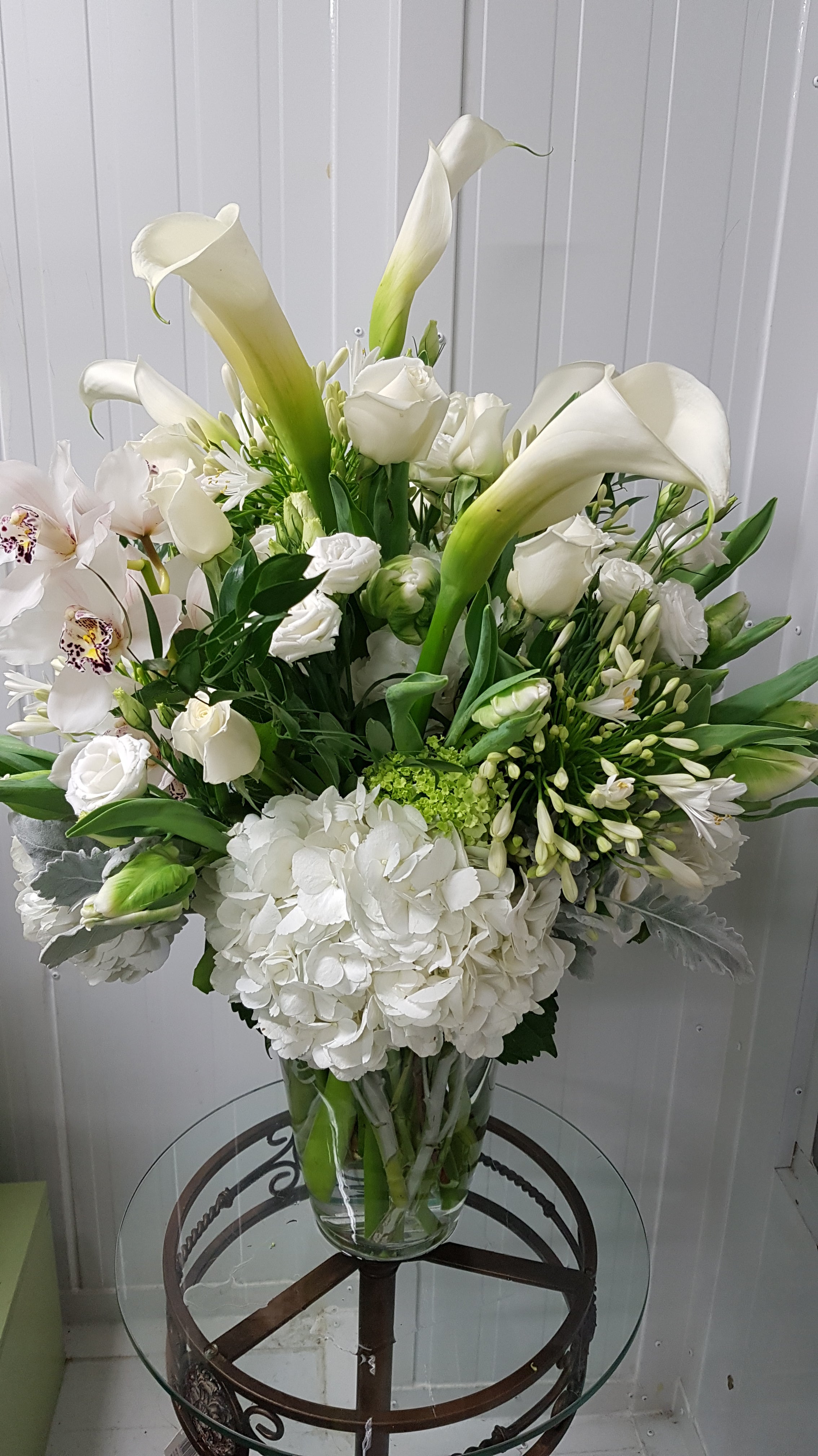 Sympathy Vased Arrangement - Immanuel Florist