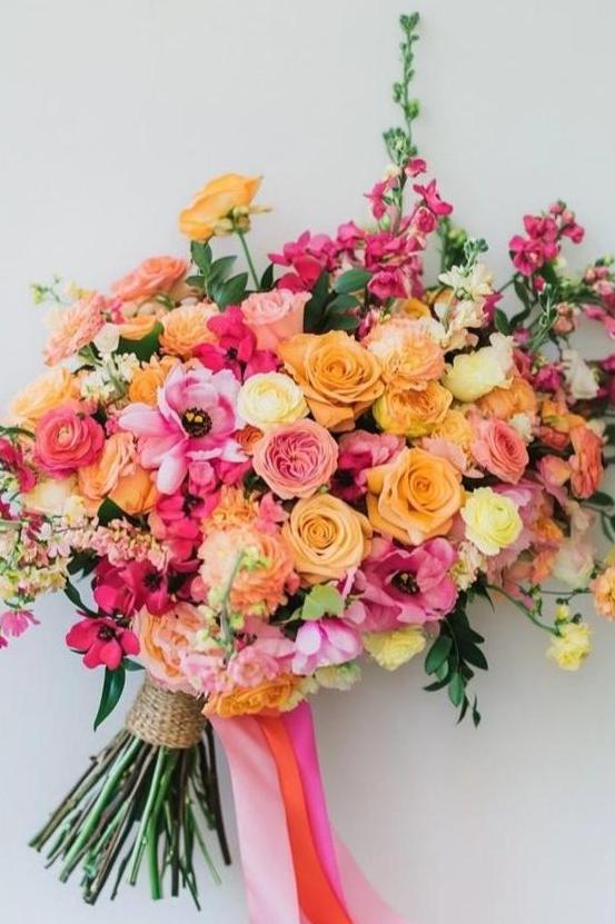 Vibrant Warm Bouquet - Immanuel Florist