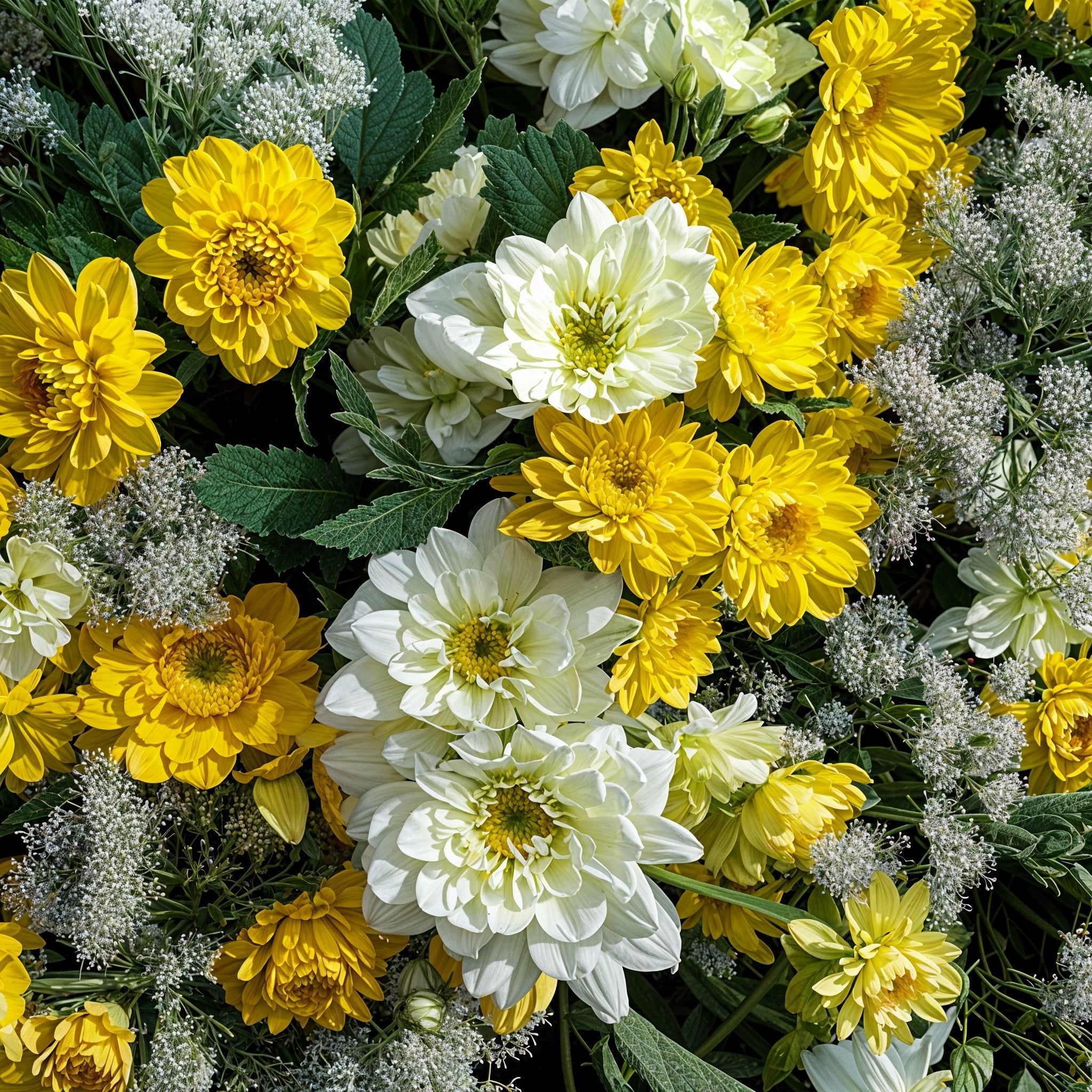 Yellow Delightful Vased Arangement - Immanuel Florist