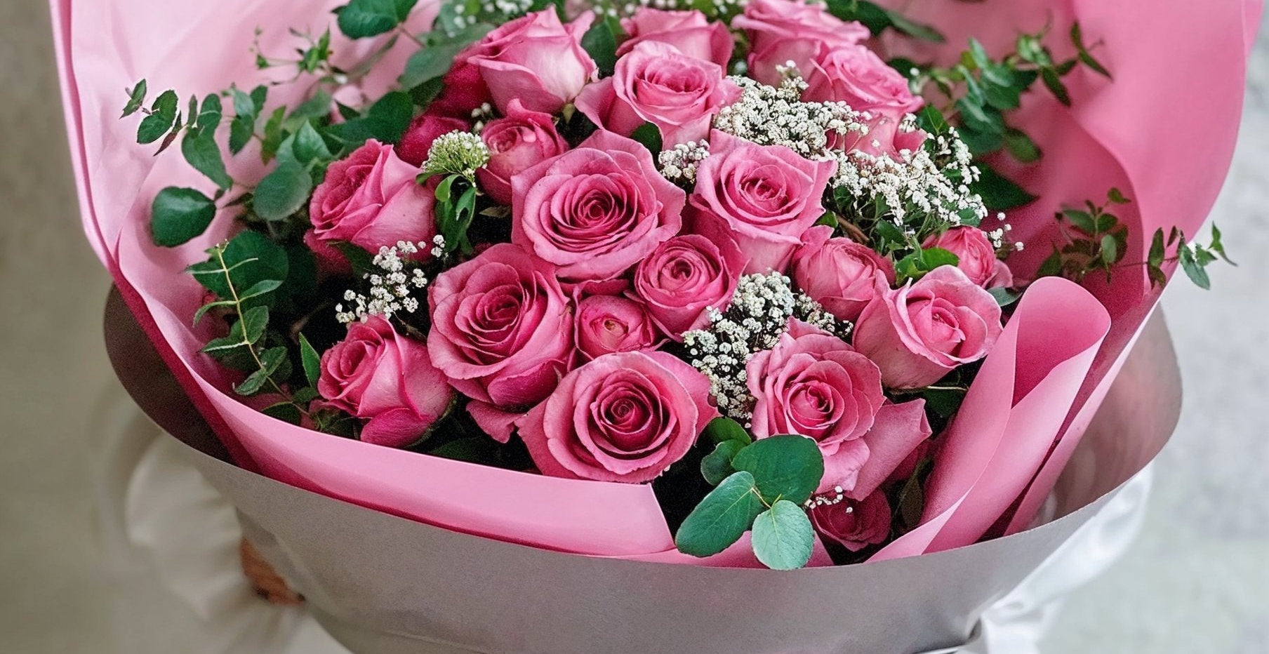 Blush Symphony (Pink Roses) - Immanuel Florist