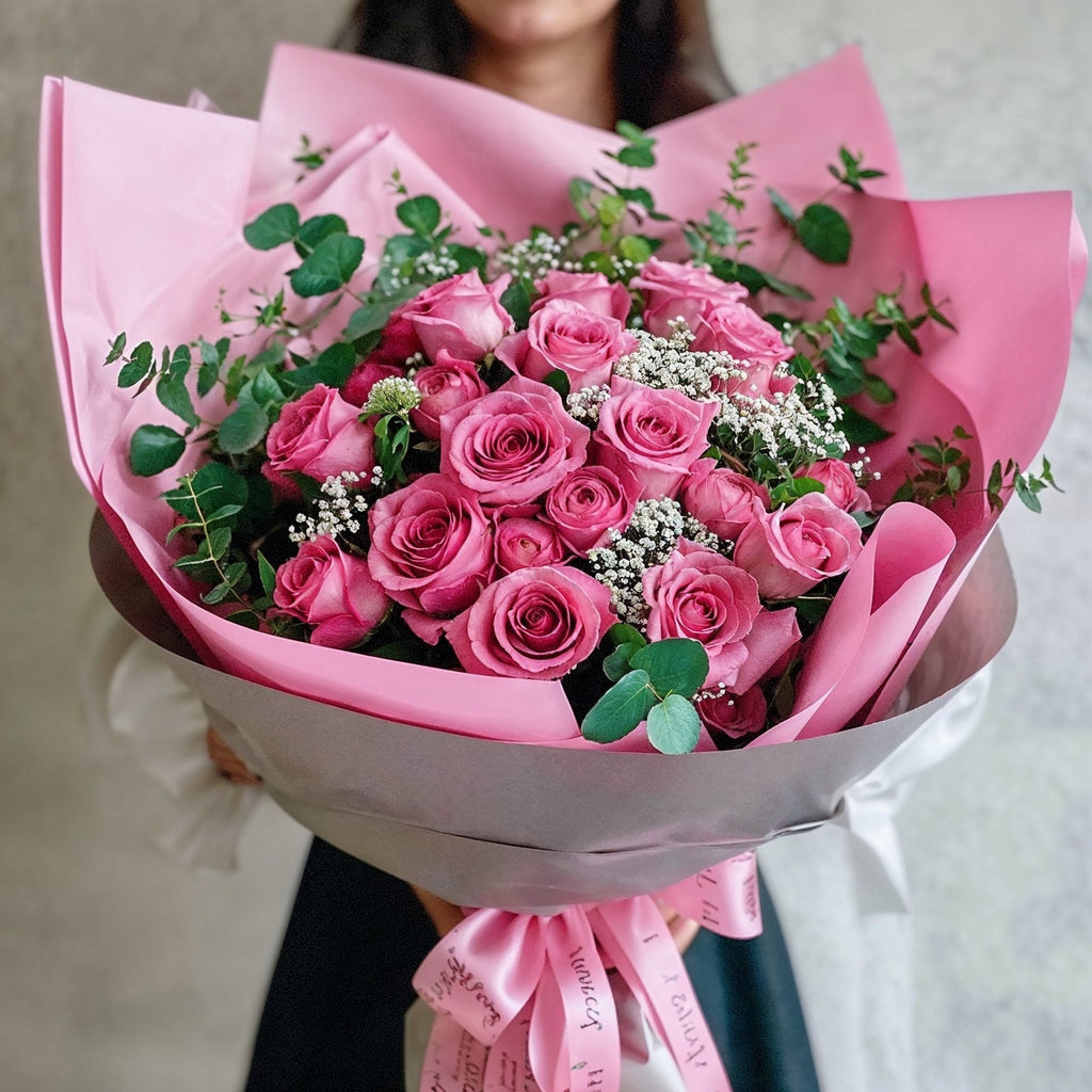 Blush Symphony (Pink Roses) - Immanuel Florist