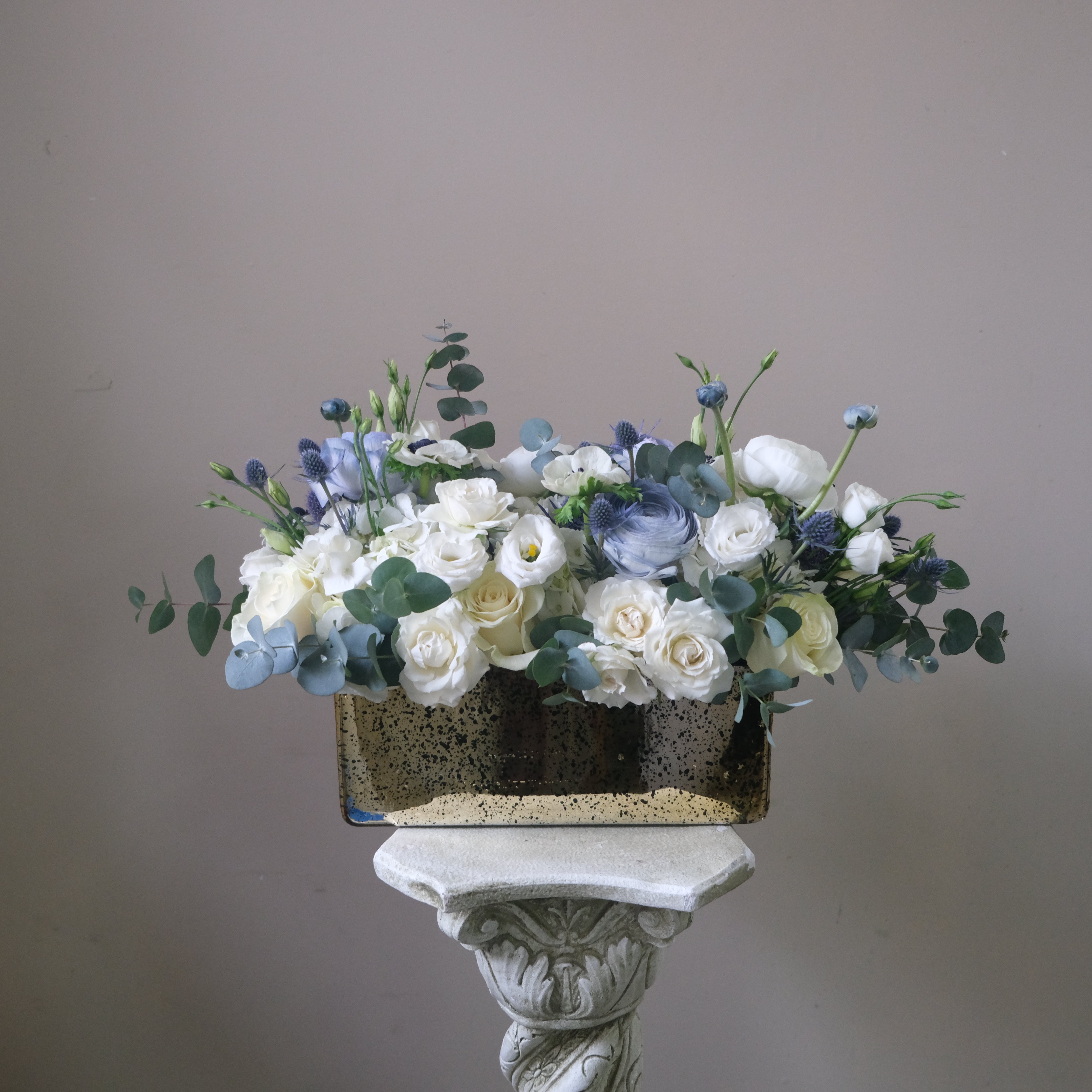 Feeling Blue Centrepiece - Immanuel Florist