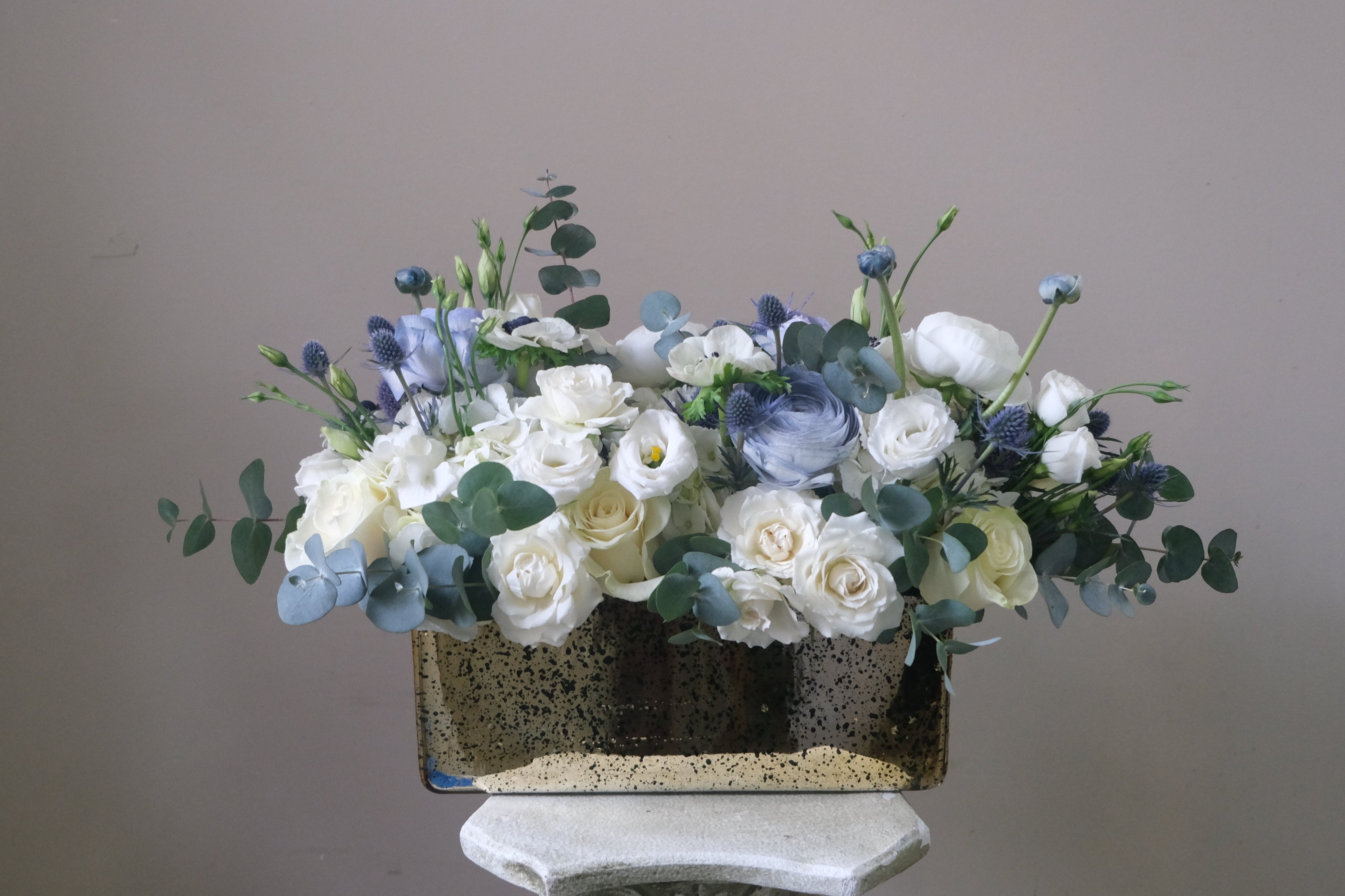 Feeling Blue Centrepiece - Immanuel Florist