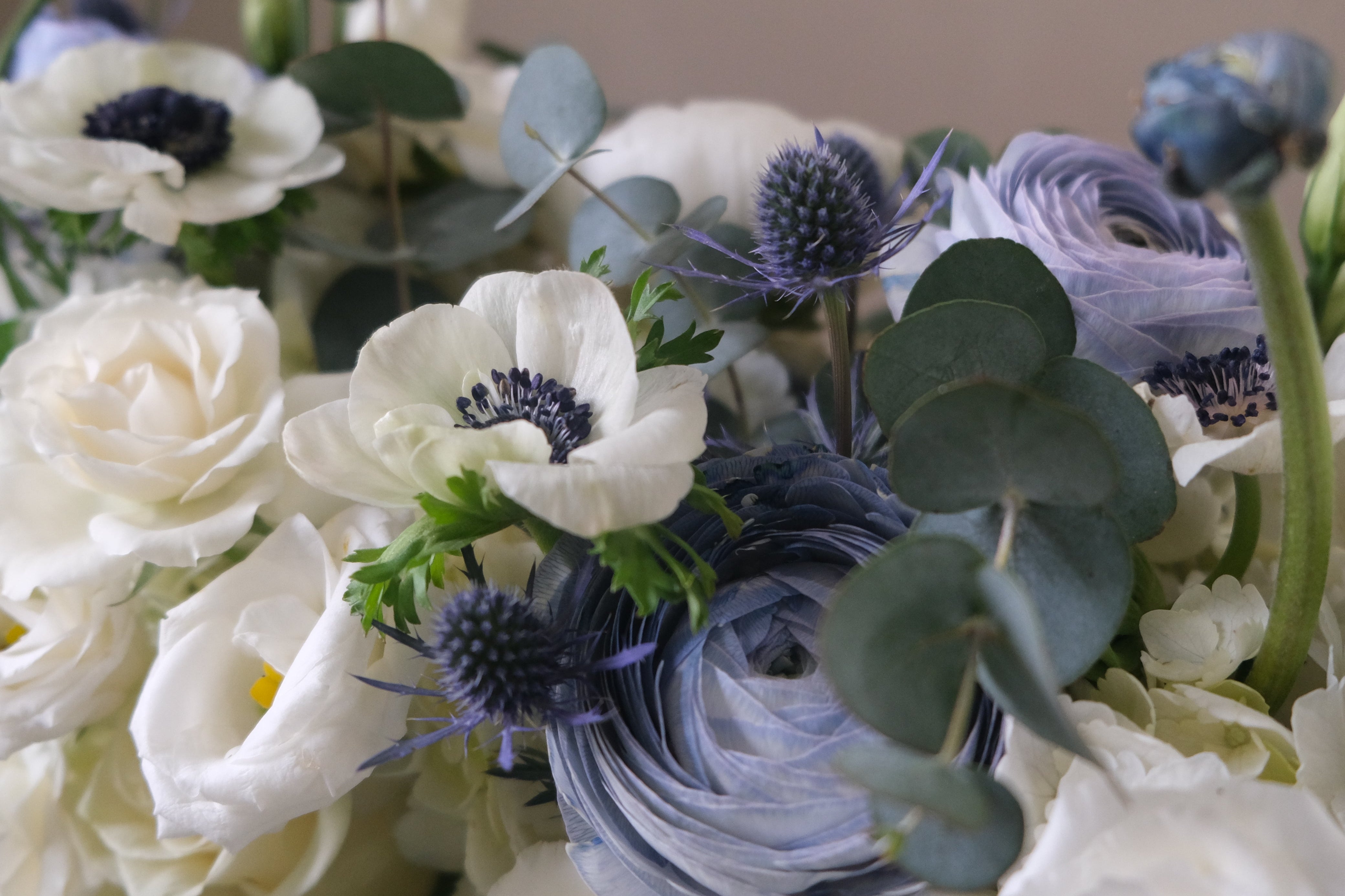Feeling Blue Centrepiece - Immanuel Florist