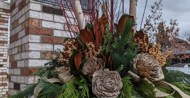 Winter Urn Planter - Immanuel Florist